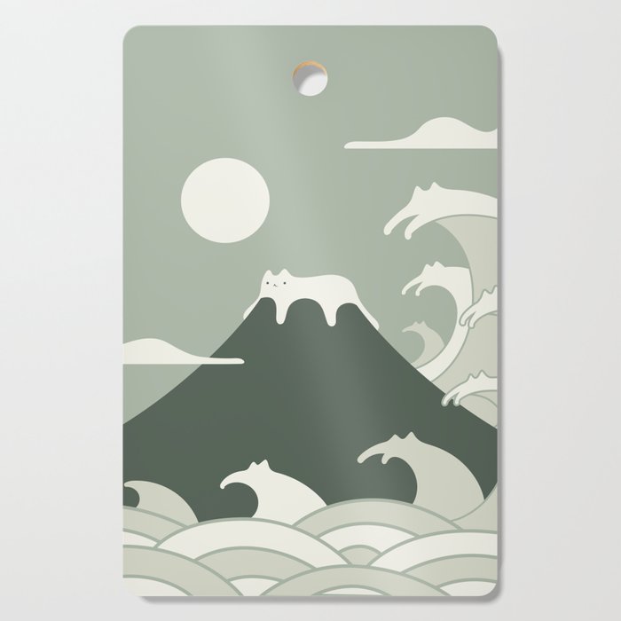 Cat Landscape 108 Cutting Board Gallery Image 1