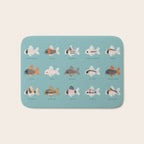 Corydoras! Bath Mat Gallery Image 1