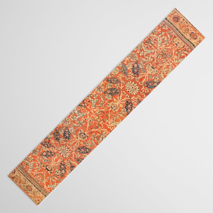 Antique Persian Sultanabad Rug Print Table Runner Gallery Image 3