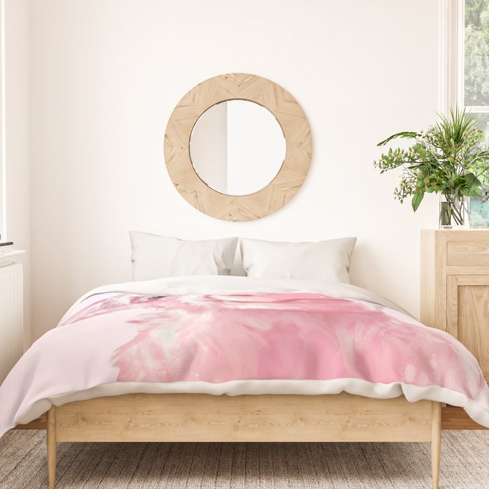 Highland Cow Pink Duvet Cover Gallery Image 3