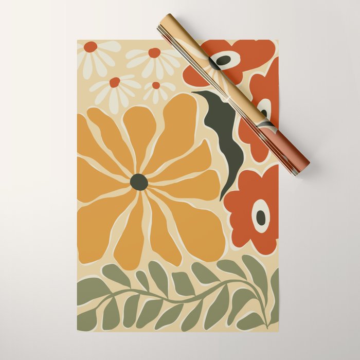 colorful_mid-century  Wrapping Paper Gallery Image 1