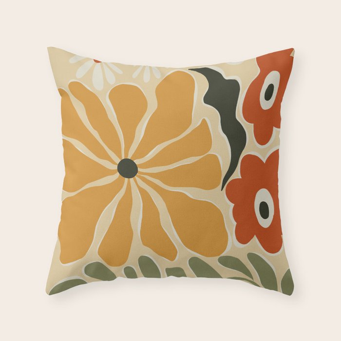 colorful_mid-century  Throw Pillow Gallery Image 6