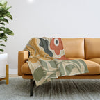 colorful_mid-century  Throw Blanket Gallery Image 1