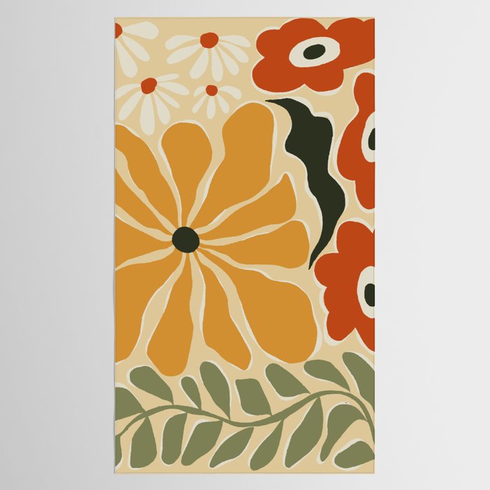 colorful_mid-century  Tablecloth Gallery Image 2