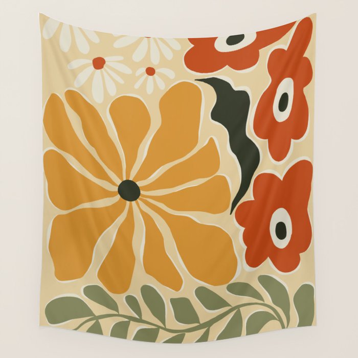 colorful_mid-century  Wall Tapestry Gallery Image 4