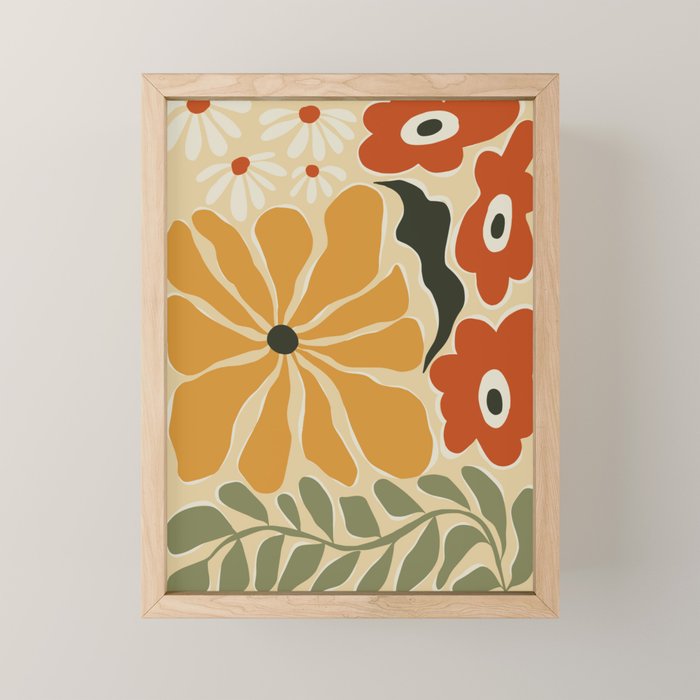 colorful_mid-century  Mini Art Print Gallery Image 1