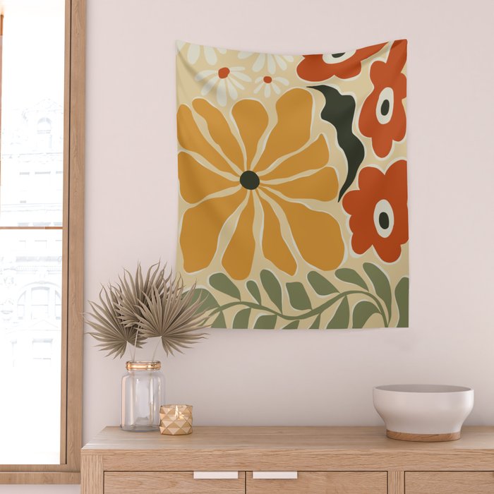 colorful_mid-century  Wall Tapestry Gallery Image 2