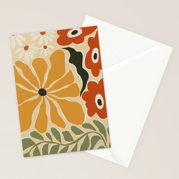 colorful_mid-century  Stationery Card Gallery Image 2
