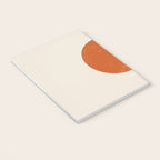 Red Sunset Circle Stripes Mid Century Modern Minimalist Rothko Inspired Colourfield Stripes Notebook Gallery Image 3
