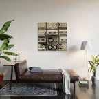 Something Nostalgic - black and white #decor #society6 #buyart Wood Wall Art Gallery Image 2