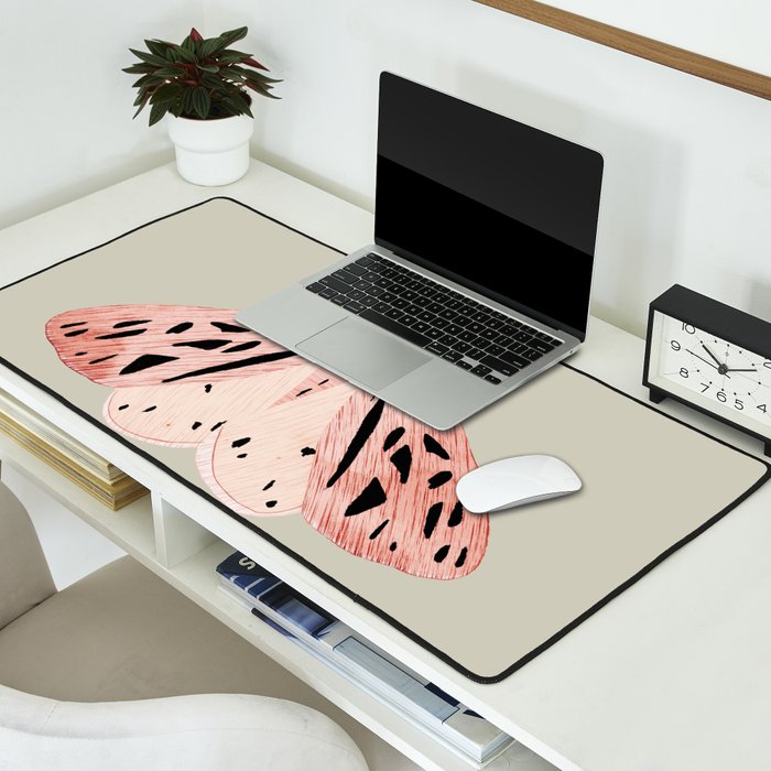 butterfly watercolor Desk Mat Gallery Image 2