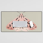butterfly watercolor Desk Mat Gallery Image 1