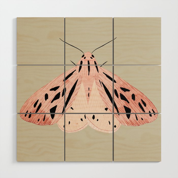 butterfly watercolor Wood Wall Art Gallery Image 1