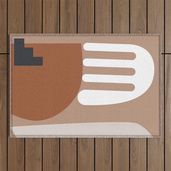 Shape study #10 - Stackable Collection Outdoor Rug Gallery Image 1