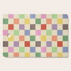 Colorful Checkered Pattern Cutting Board Gallery Image 1