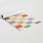 Colorful Checkered Pattern Yoga Mat Gallery Image 2