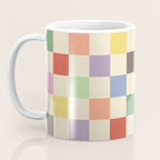 Colorful Checkered Pattern Coffee Mug Gallery Image 3