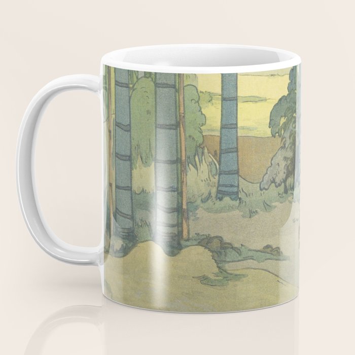 Yoshida Hiroshi, Bamboo Grove - Vintage Japanese Woodblock Print Art Coffee Mug Gallery Image 3