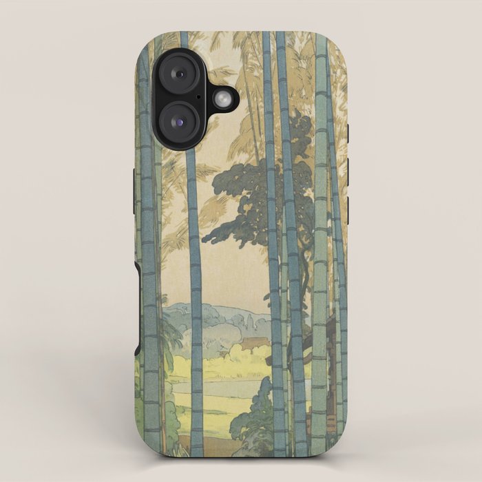 Yoshida Hiroshi, Bamboo Grove - Vintage Japanese Woodblock Print Art iPhone Case Gallery Image 1