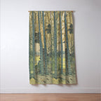 Yoshida Hiroshi, Bamboo Grove - Vintage Japanese Woodblock Print Art Window Curtain Gallery Image 3