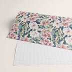 Birds in lush night garden flowers Wrapping Paper Gallery Image 2