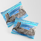 Sea Otter Pillow Sham Gallery Image 3