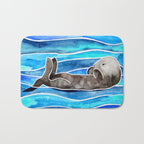 Sea Otter Bath Mat Gallery Image 1