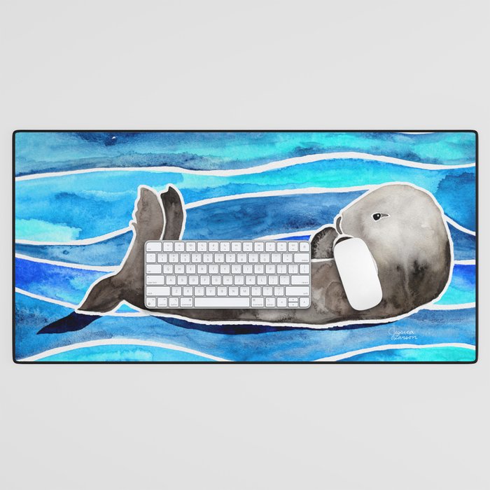 Sea Otter Desk Mat Gallery Image 1