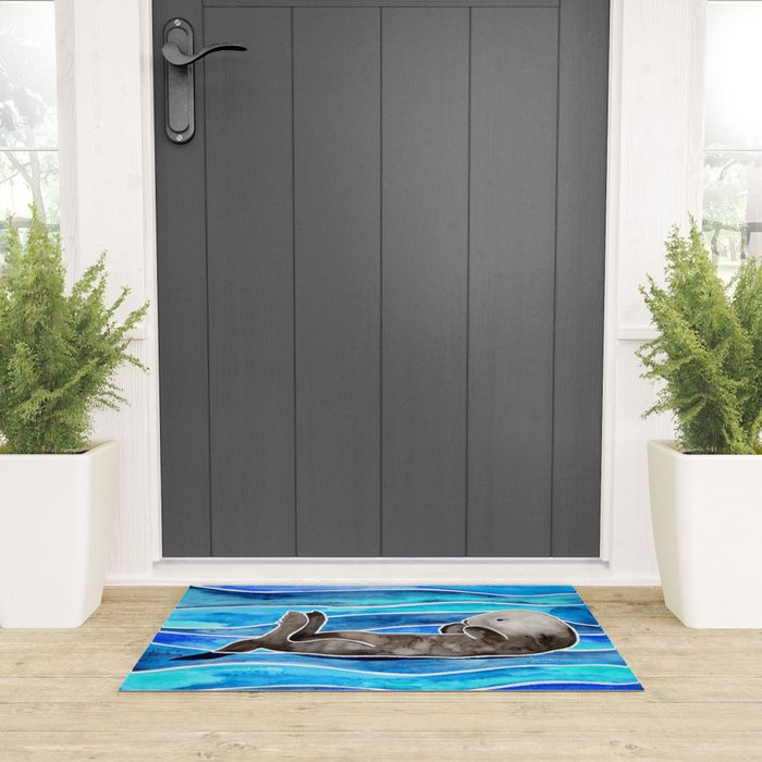 Sea Otter Welcome Mat Gallery Image 3