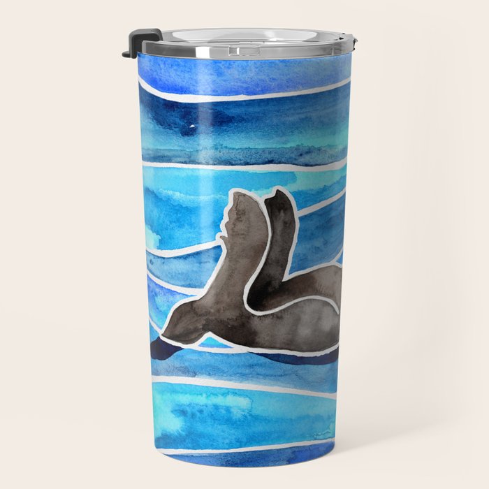 Sea Otter Travel Mug Gallery Image 3
