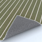 Cozy Stripes In Olive Green Rug Gallery Image 4