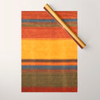 Traditional Rug Artwork Wrapping Paper Gallery Image 1
