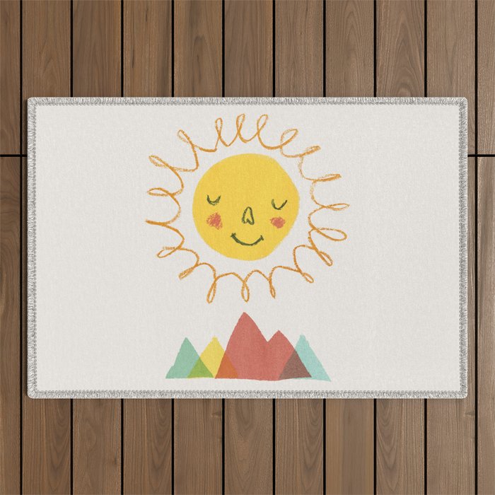 Sunny - Let's go outside Outdoor Rug Gallery Image 1