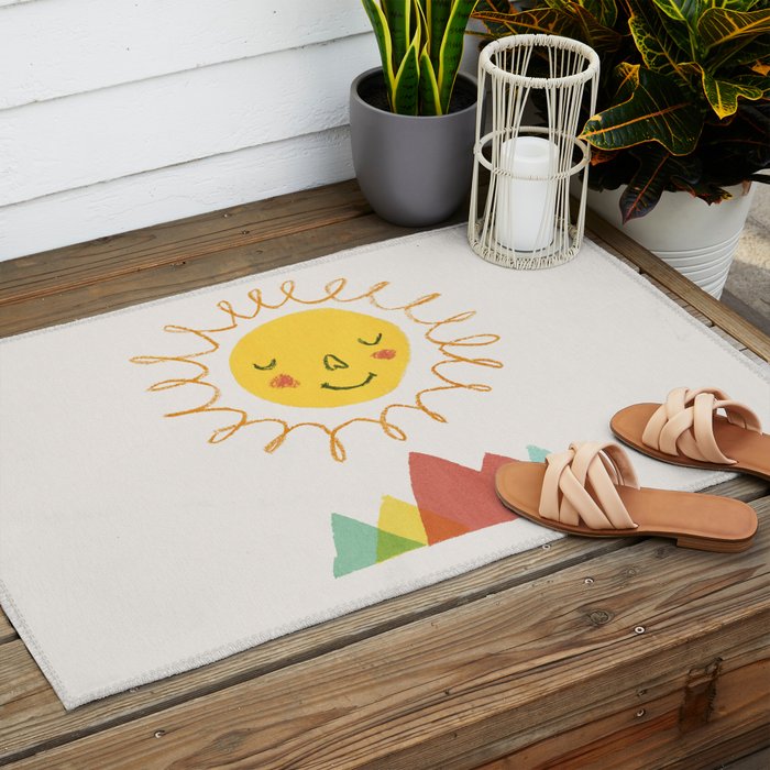 Sunny - Let's go outside Outdoor Rug Gallery Image 2
