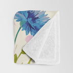 Whispers in Blue Throw Blanket Gallery Image 3