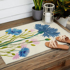 Whispers in Blue Outdoor Rug Gallery Image 2