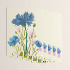 Whispers in Blue Wrapping Paper Gallery Image 3