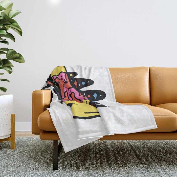 Lit Lava Lamp Throw Blanket Gallery Image 1