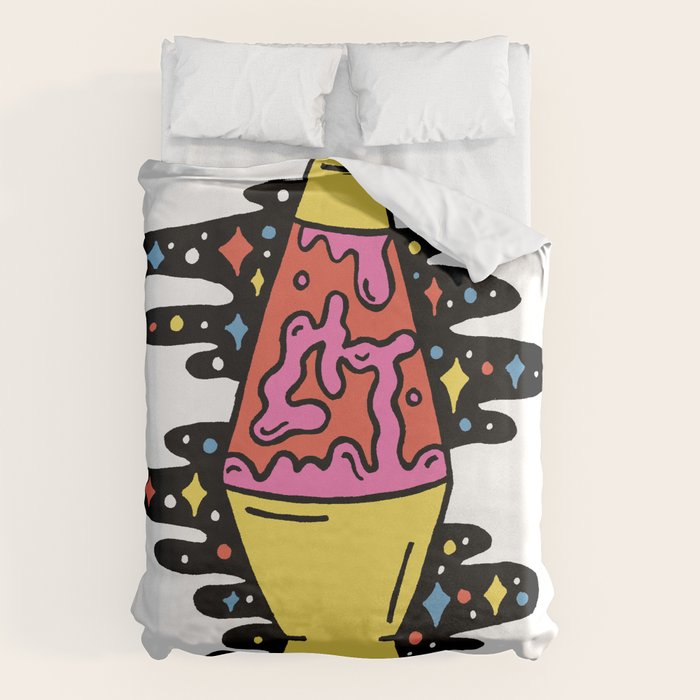 Lit Lava Lamp Duvet Cover Gallery Image 6