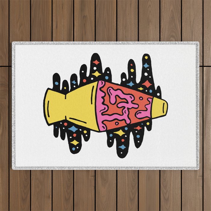Lit Lava Lamp Outdoor Rug Gallery Image 1