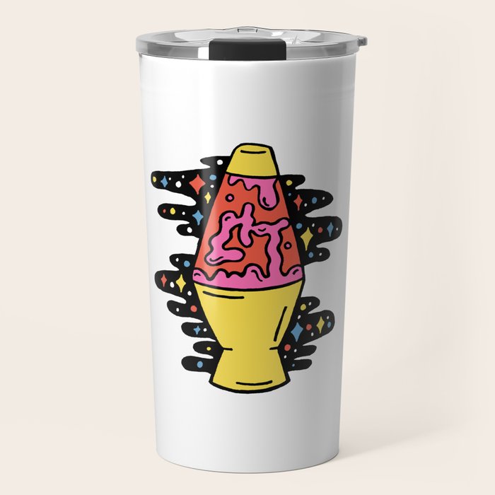 Lit Lava Lamp Travel Mug Gallery Image 1