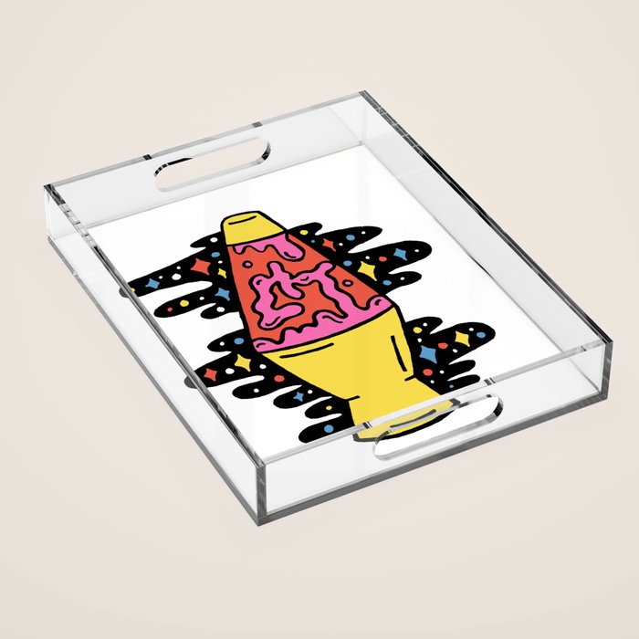 Lit Lava Lamp Acrylic Tray Gallery Image 1