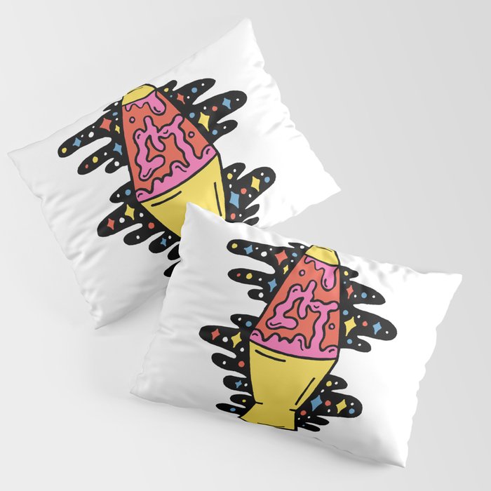 Lit Lava Lamp Pillow Sham Gallery Image 3