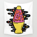 Lit Lava Lamp Wall Tapestry Gallery Image 4