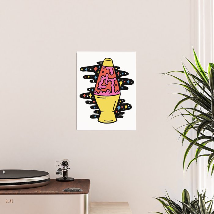 Lit Lava Lamp Poster Gallery Image 2