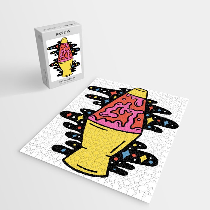 Lit Lava Lamp Jigsaw Puzzle Gallery Image 2