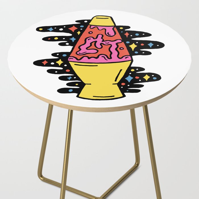 Lit Lava Lamp Side Table Gallery Image 2
