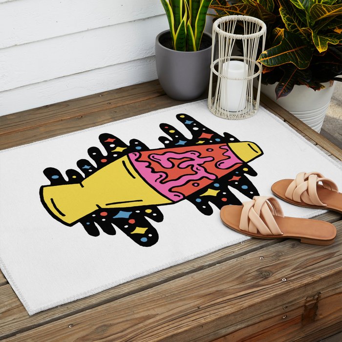 Lit Lava Lamp Outdoor Rug Gallery Image 2