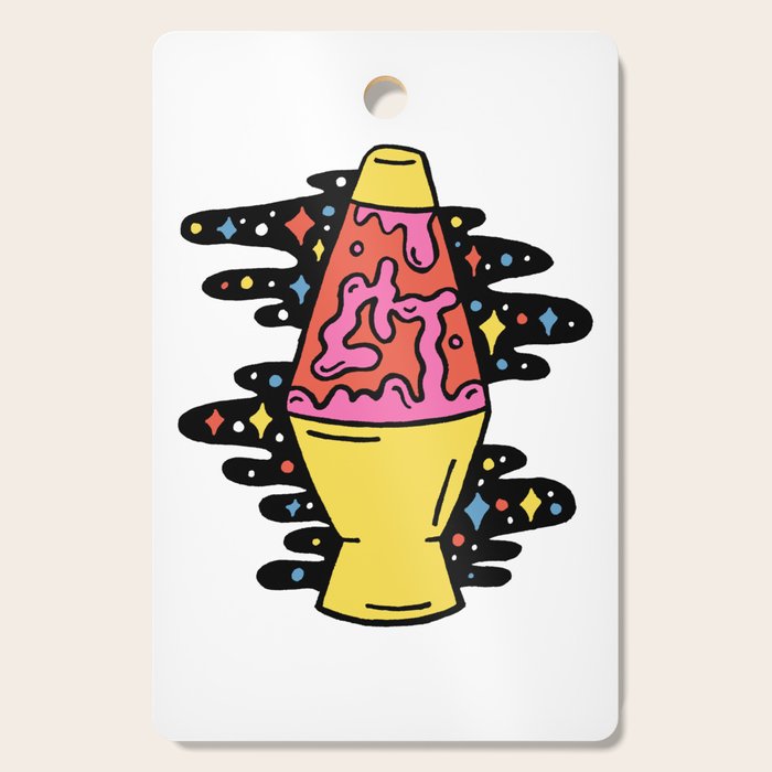 Lit Lava Lamp Cutting Board Gallery Image 1