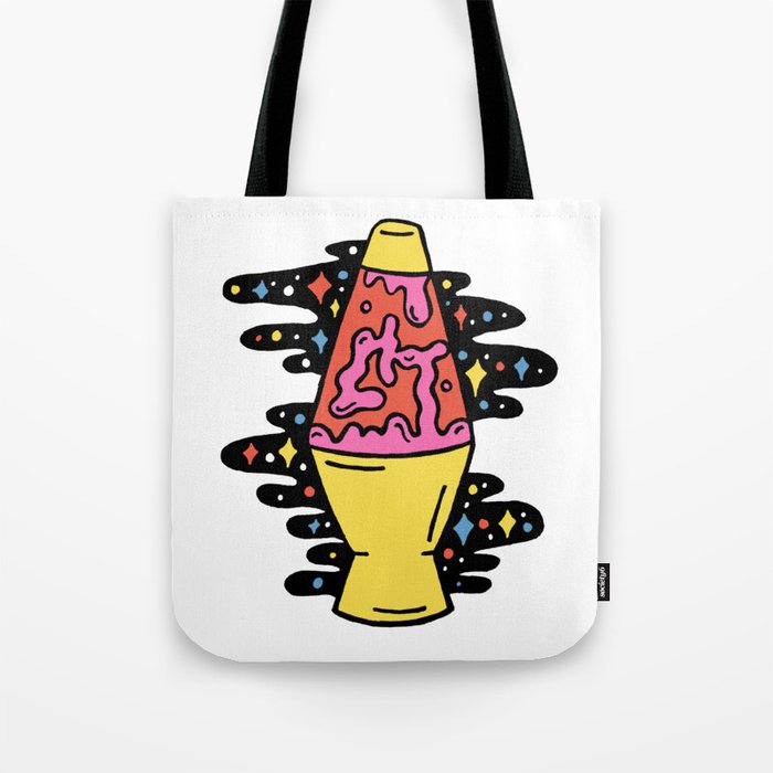 Lit Lava Lamp Tote Bag Gallery Image 1